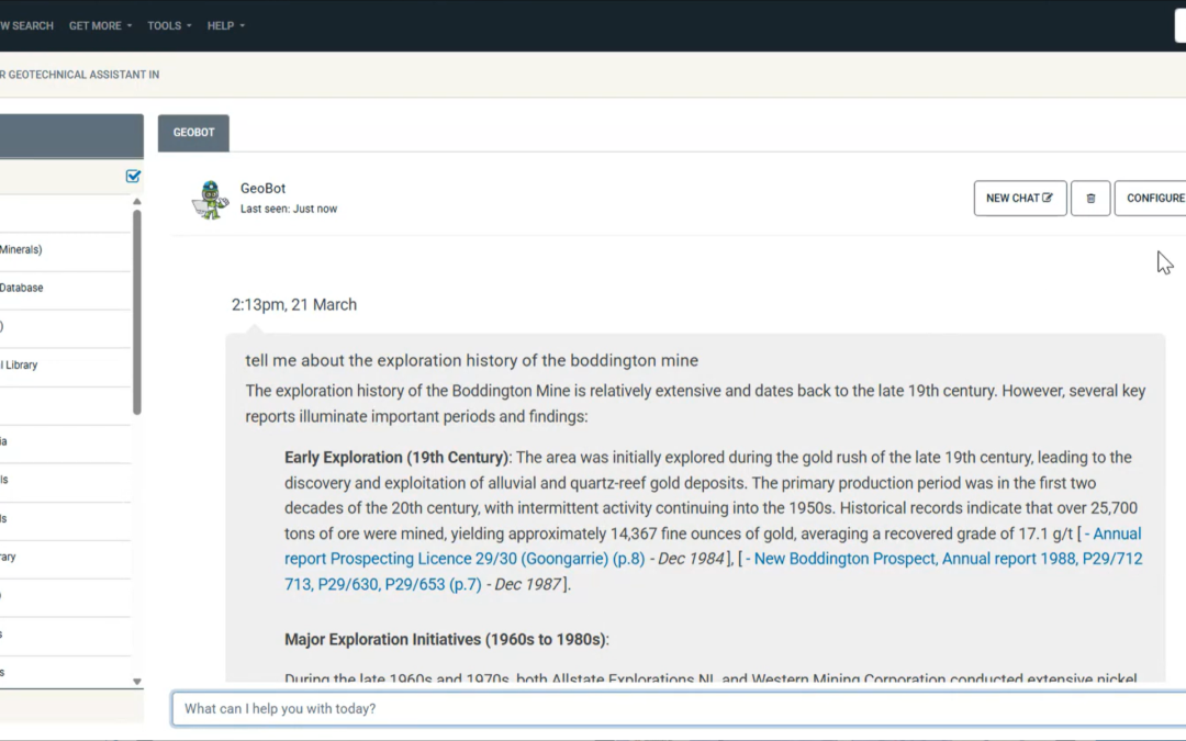 Use GeoBot to Search for You