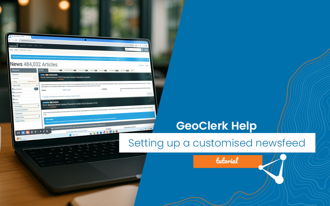 Setting up your Customised Newsfeed